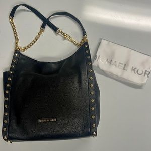 NWT - MICHAEL Michael Kors Medium Chain Shoulder Tote - LEATHER - NEW